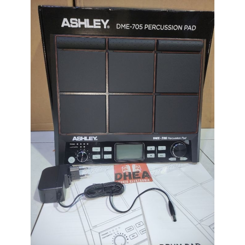 Drumpad Drum Electric Ashley DME-705 Original Electric Percussion DME 705 garansi resmi
