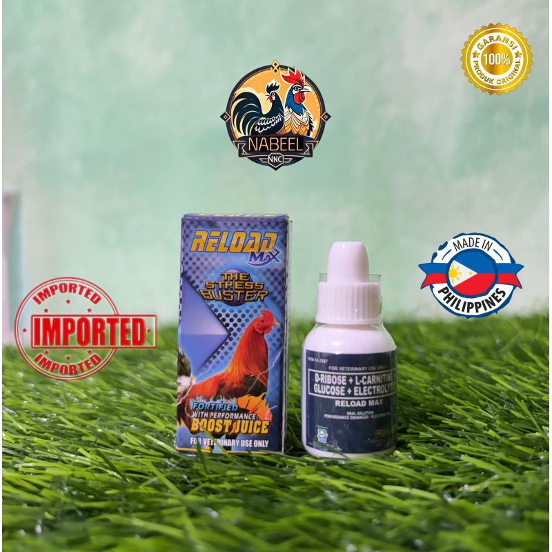 Vitamin Ayam Phillipines RELOAD PLUS (5ml) Obat Suplemen Ayam