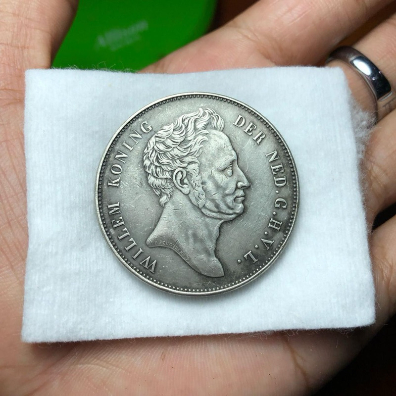 Koin Willem 2.5 Gulden Tahun 1840