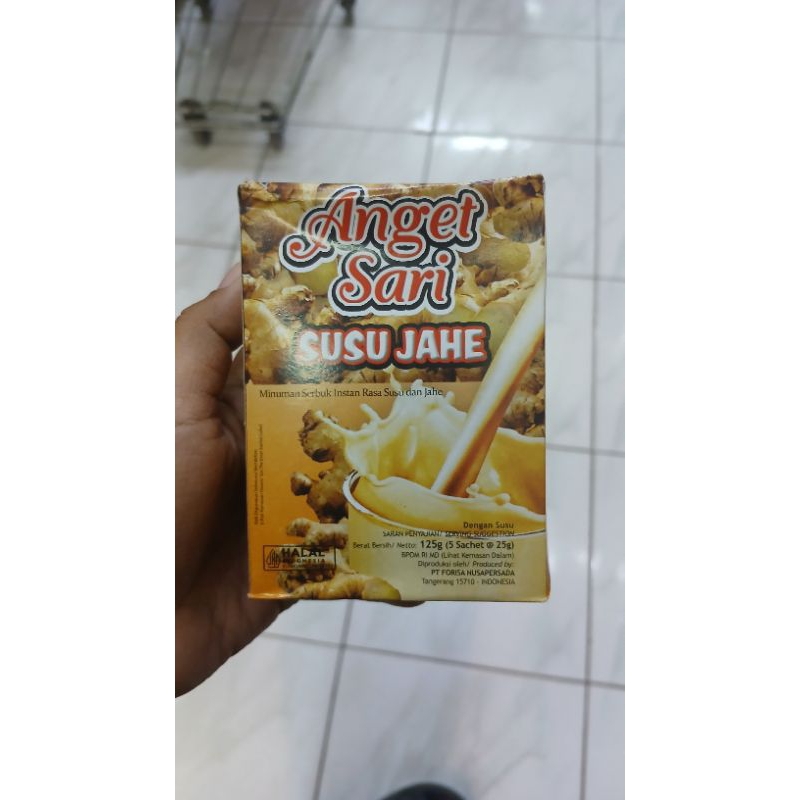 

ANGET SARI MINUMAN JAHE, SUSU JAHE ISI 5 SHACET