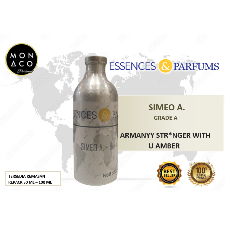 SIMEO A. INSPIRED ARMANYY STR*NGER WITH U AMBER - GRADE A BY ESSENCES & PARFUMS - ASLI 100%