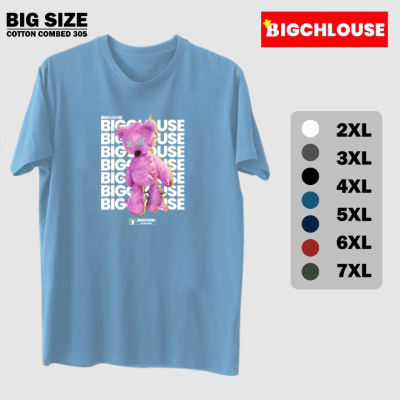 kaos jumbo pria bigsize ukuran m l xl xxl xxxl xxxxl 5xl 6xl 7xl baju jumbo pria bigsize oversize di