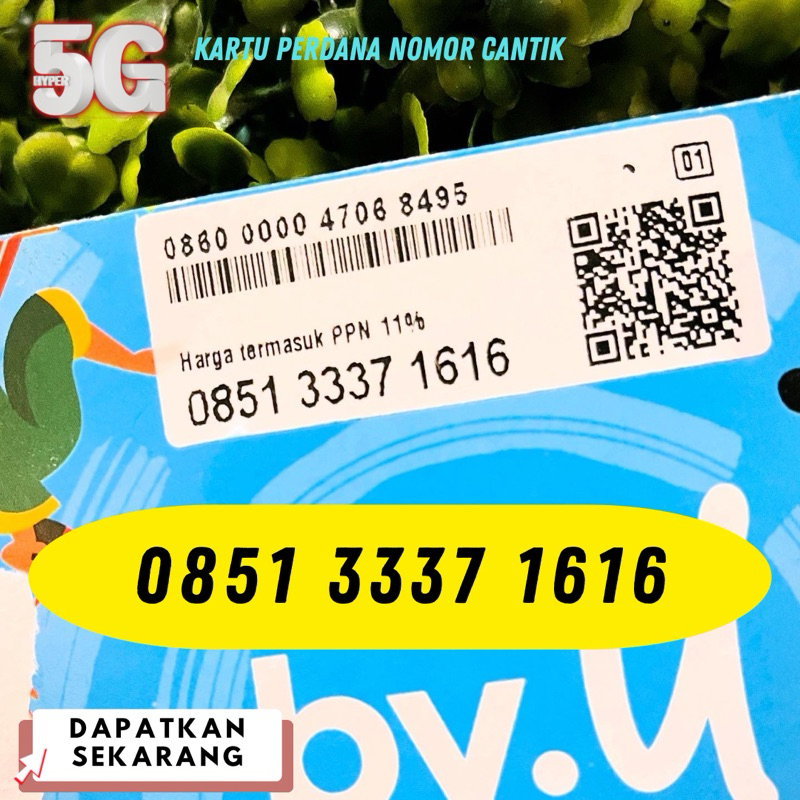 NOMOR CANTIK By.u Abab TELKOMSEL 1515 BYU KARTU PERDANA BYU BONUS KUOTA INTERNET 3GB 1BULAN BUKAN 7G