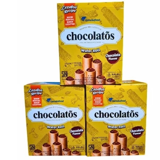 

Gery Chocolatos wafer stick isi24pcs