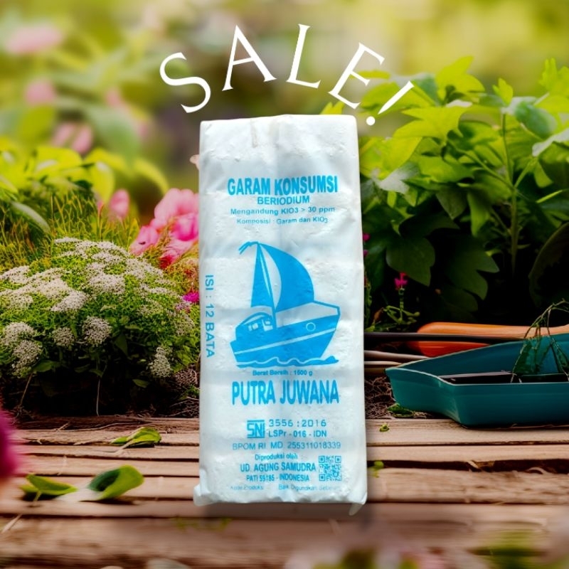 

Garam Bata Konsumsi Beriodium & Berkualitas Putra Juwana - 1500g