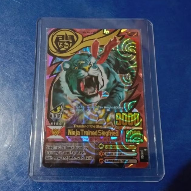 kartu animal kaiser ninja trained siegfried evo 3 ultra rare original