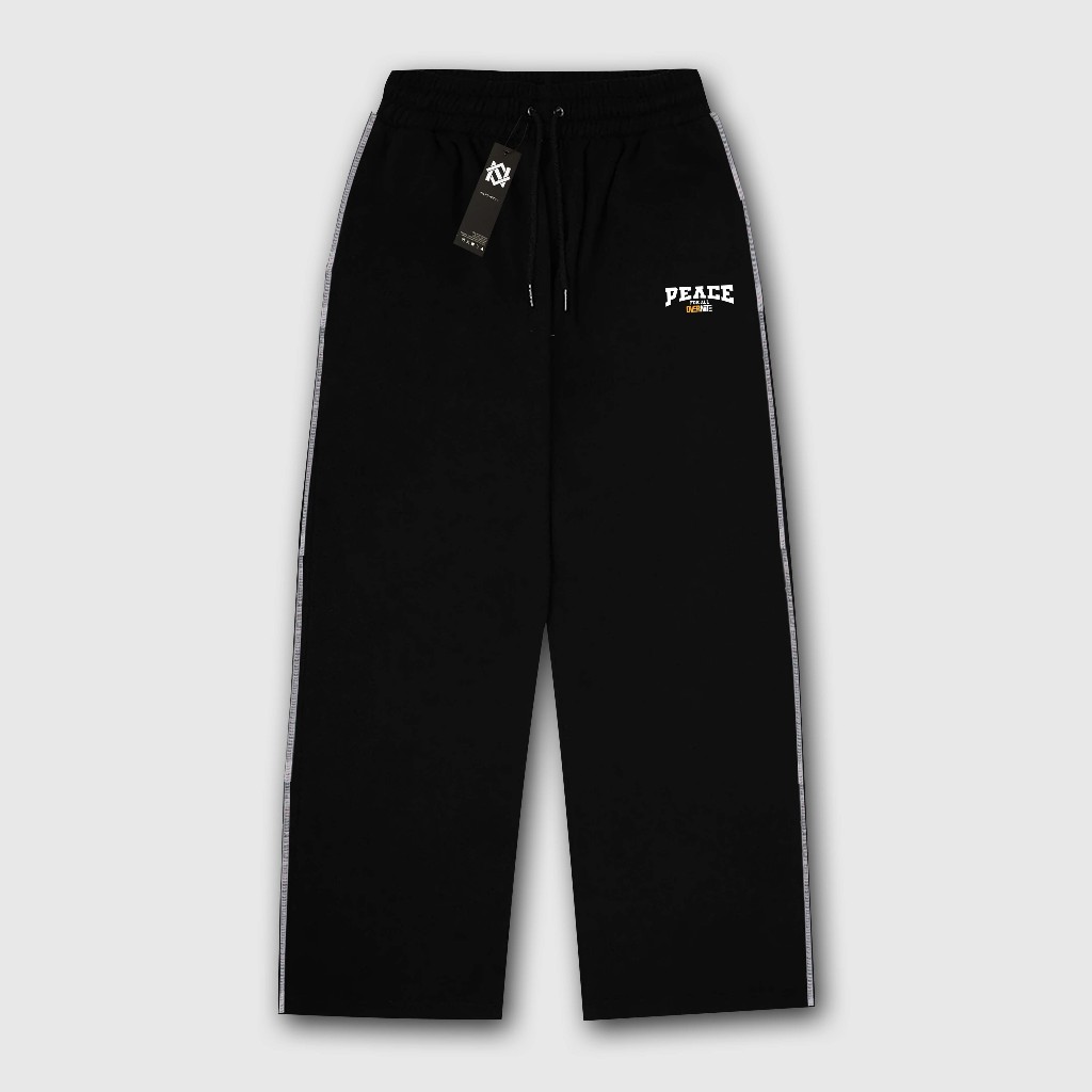 Overnite Celana Baggy Pants Celana Kulot Oversize Standar Bahan Fleece Tebal Celana Lost Pants Pria 