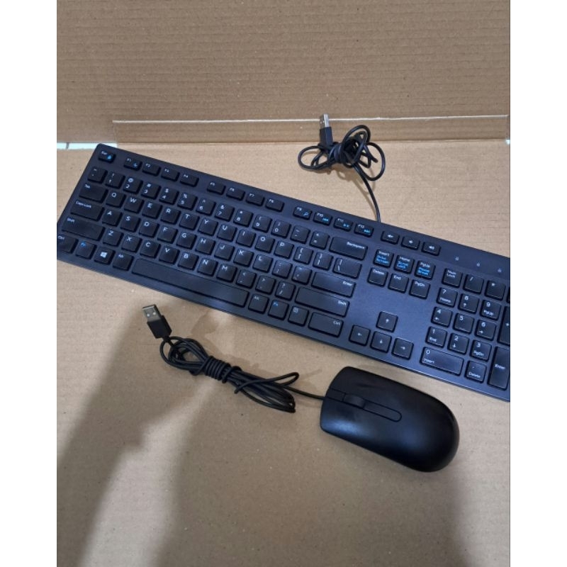 Keyboard dan Mouse Usb Dell