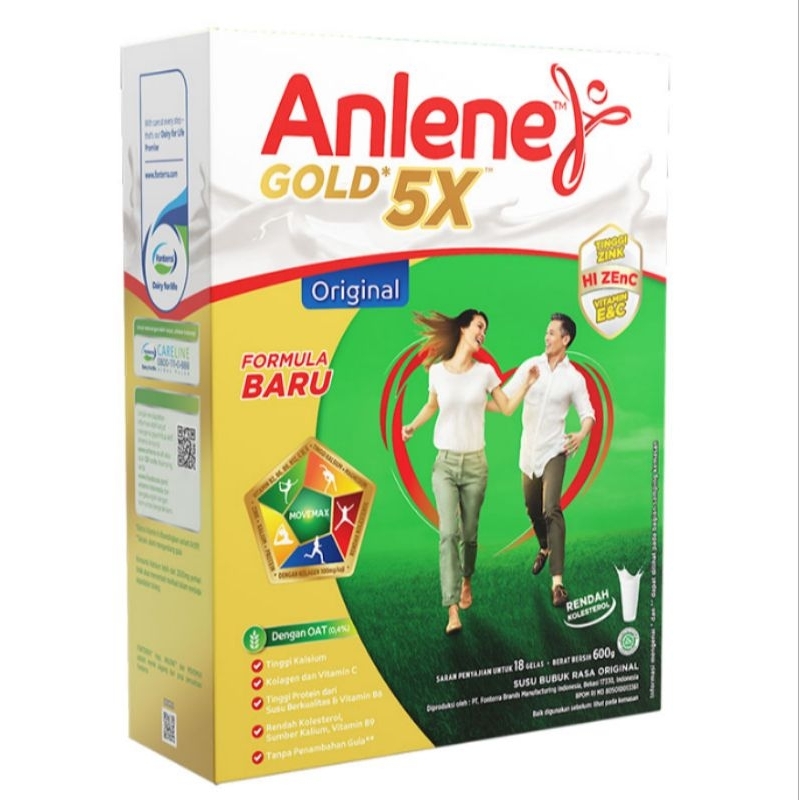 

Anlene gold 5x susu bubuk rasa original