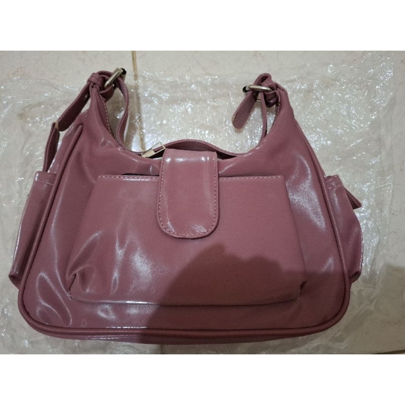 tas wanita pink