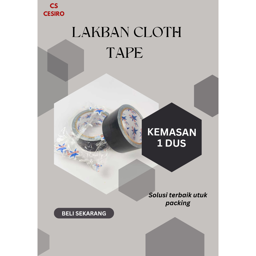 Lakban Kain / Lakban Cloth Tape (1 dus)