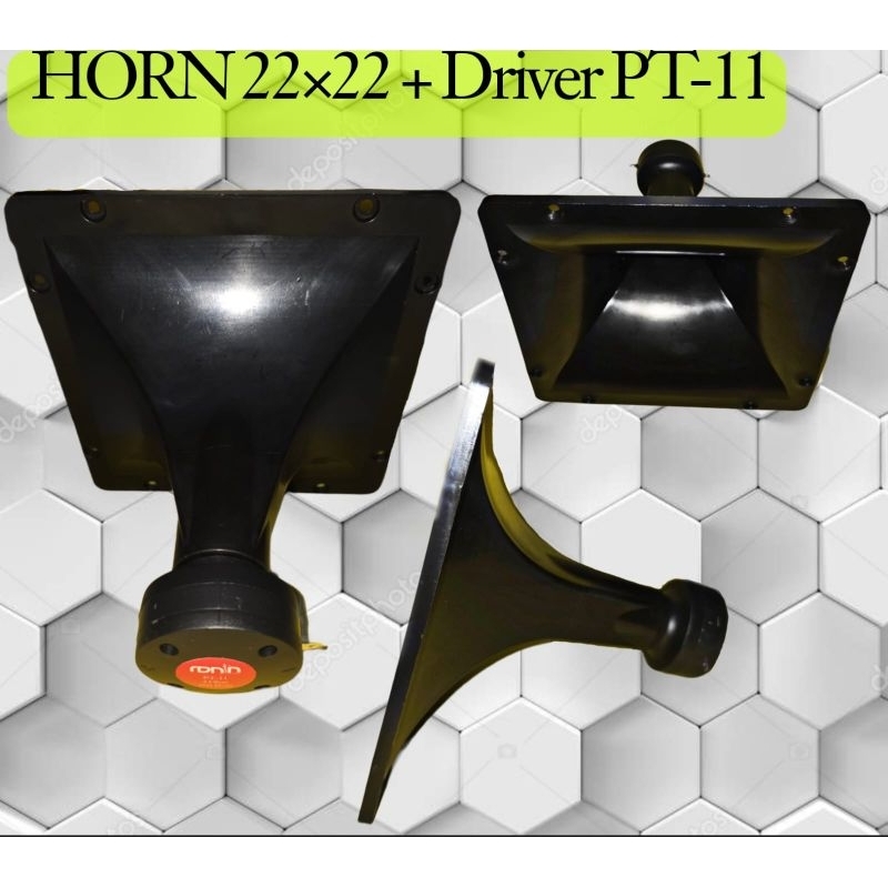 PAKET HORN Corong 22x22 + Piezo Twiter Ronin-11 Tweeter