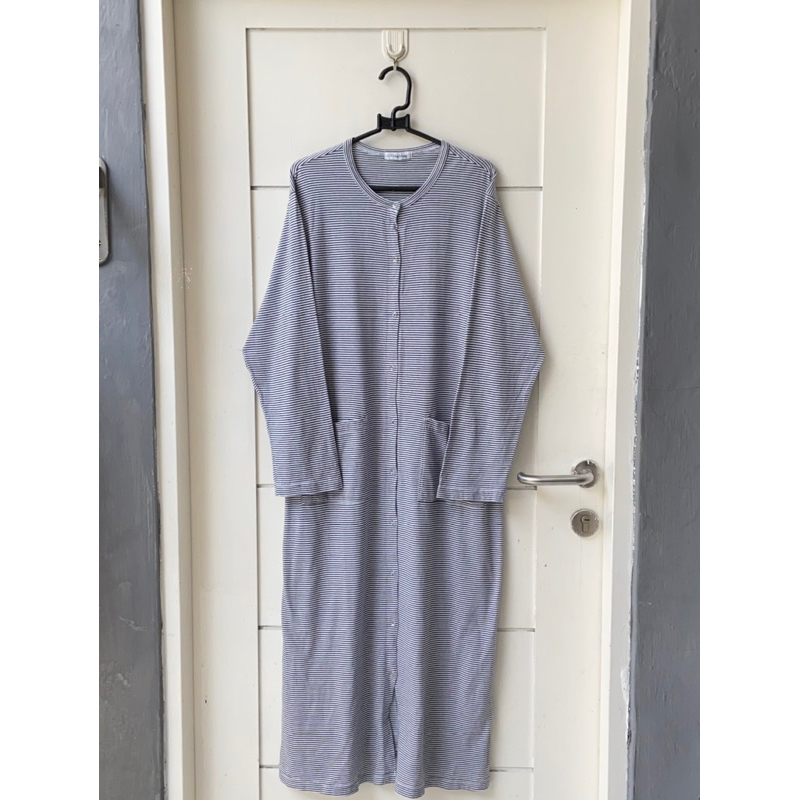 Yohji Yamamoto Y’S FOR LIVING Striped Long Cardigan