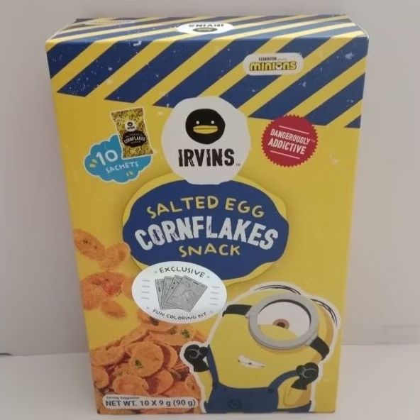 

IRVINS SALTED EGG CORNFLAKES SNACK 90GR
