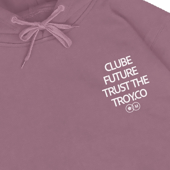 Troy Company Pullover Hoodie Taro Purple Enthusiasm Club - Jaket Jumper Hoodie Ungu Taro KH 3011