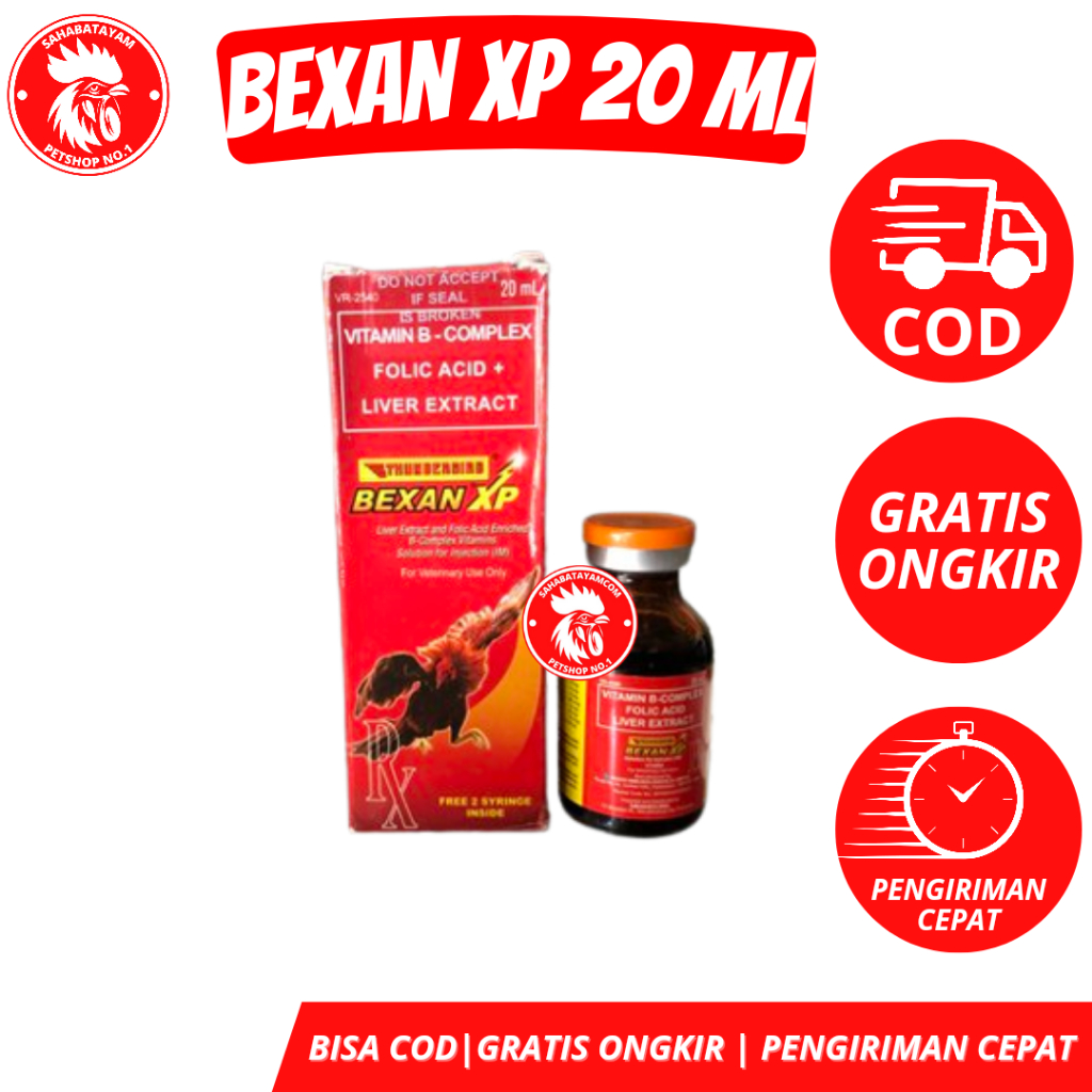 BEXAN XP Doping Stamina Ayam Filipin Doping Suntik Stamina Ayam