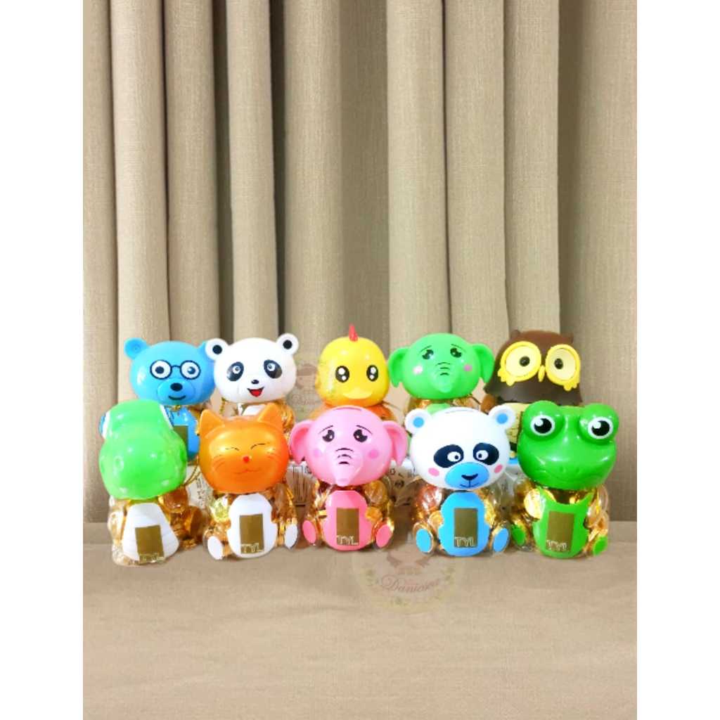 

.Coklat import |TYL Coin Chocolate Coklat Berbentuk Coin Kemasan Karakter Animal Lucu 240gr(ds bgr)