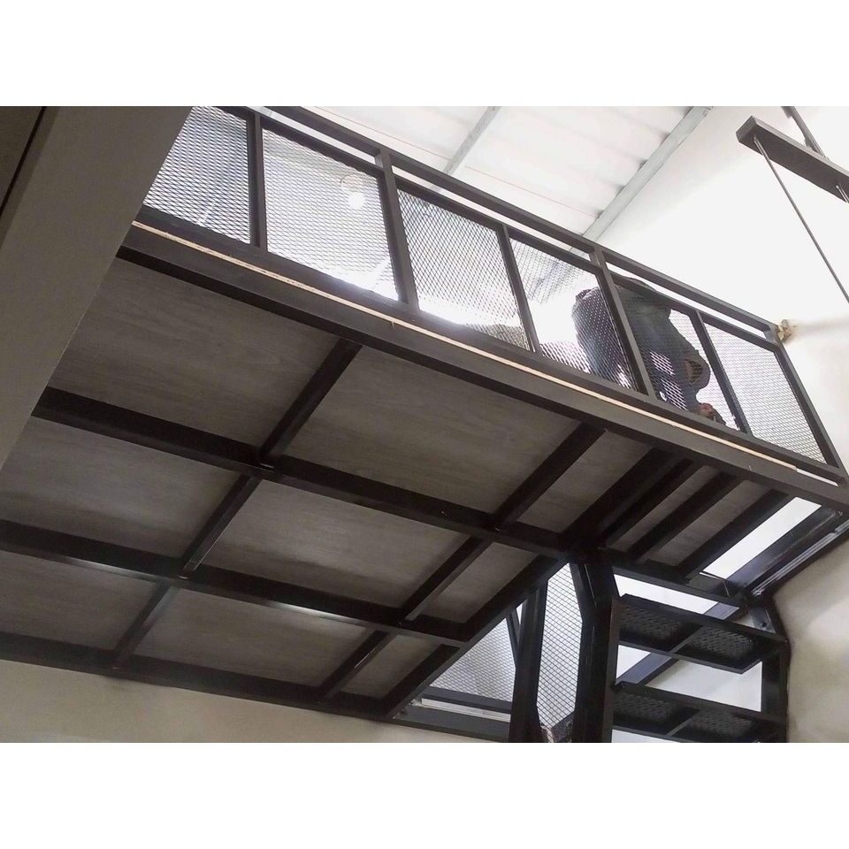 Rangka mezzanine besi hollow 4x8