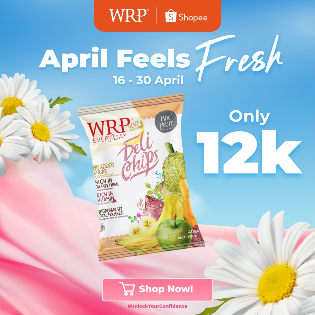 

WRP Delichips Mix Fruit 40G - Keripik Buah