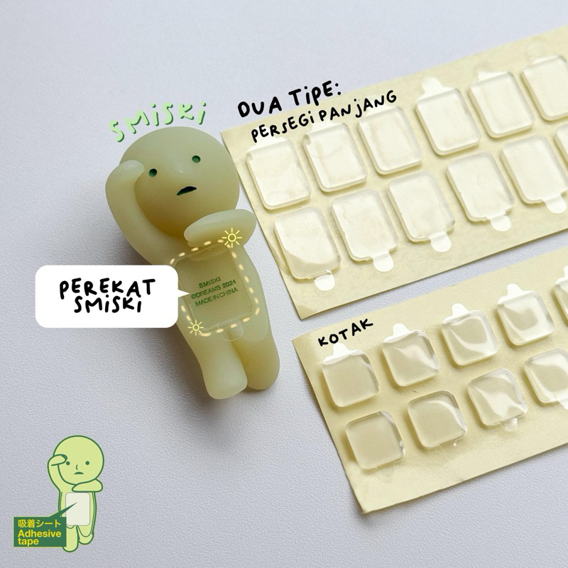 

[ 1 PCS] Adhesive Tape/ Lem / Perekat Smiski Hippers - Sticker Smiski Hippers Adhesive Tape