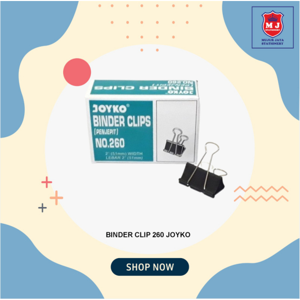 

CLIP KERTAS/BINDER CLIP 260 JOYKO