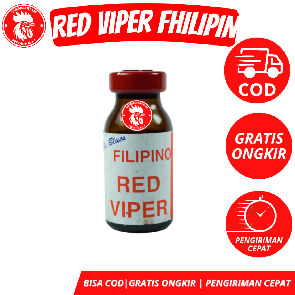 Red Viper Doping Ayam Dr. Blues Doping Pencegah Pendarahan Ayam