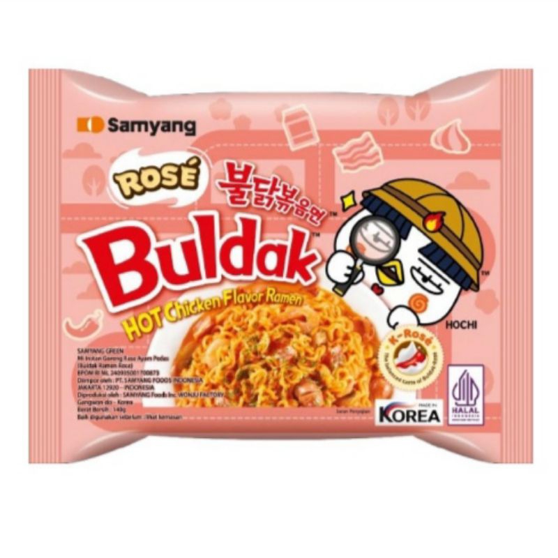 

Samyang Buldak Rose Mi Instan Ramen Ayam Pedas 140gr