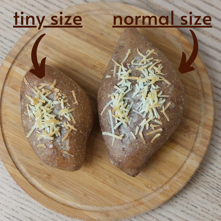 

GROSIR - 10 PCS - TINY SWEET SOFT SOURDOUGH