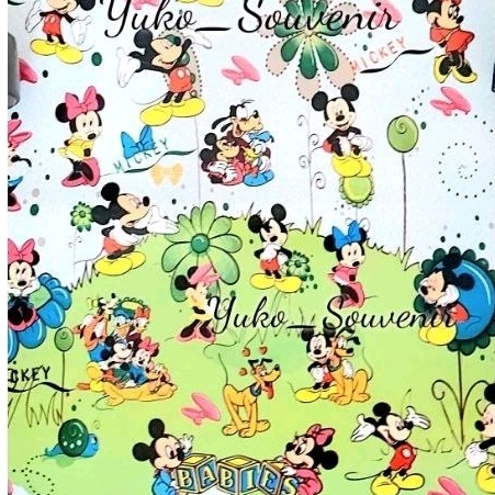 

Kertas Kado Mickey Minnie Glossy Tebal Kertas Kado Disney Miki Mini Wrapping Paper