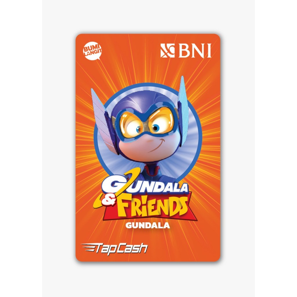 Tapcash BNI Original bukan custom edisi GUNDALA AND FRIEND HELM UNGU