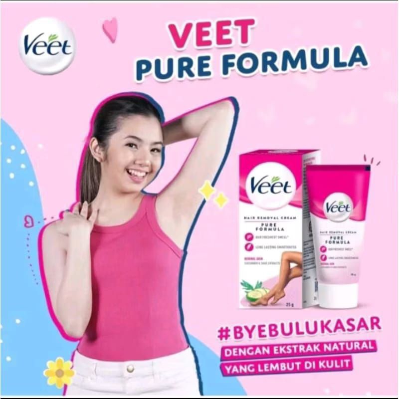 Veet Hair Removal / Veet Hair Removal Cream 25g / Krim Perontok Bulu