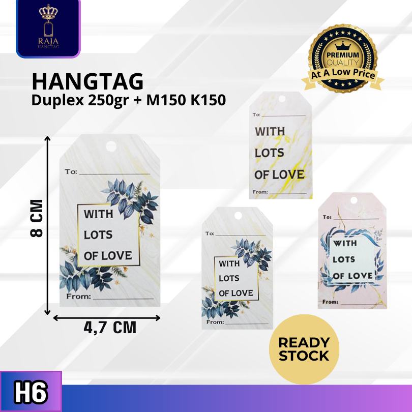 

Hangtag|Hantag Murah|Hangtag Motif|Hangtag Baju|Label Baju|H6