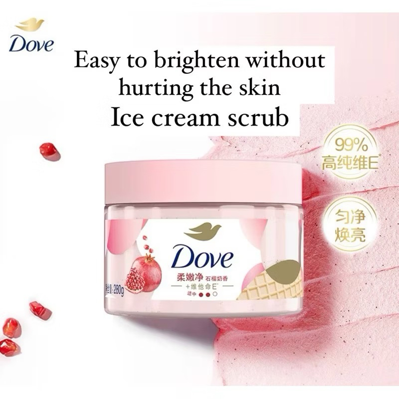 Dove exfoliating body scrub