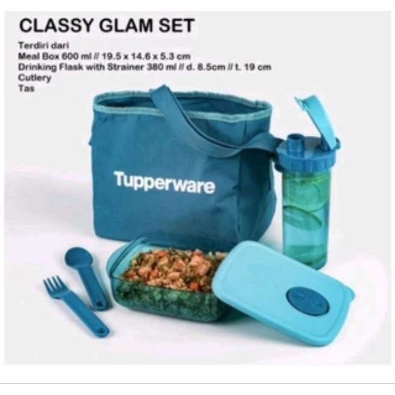 Meal Box Paket Tempat Bontot Tupperware ORI