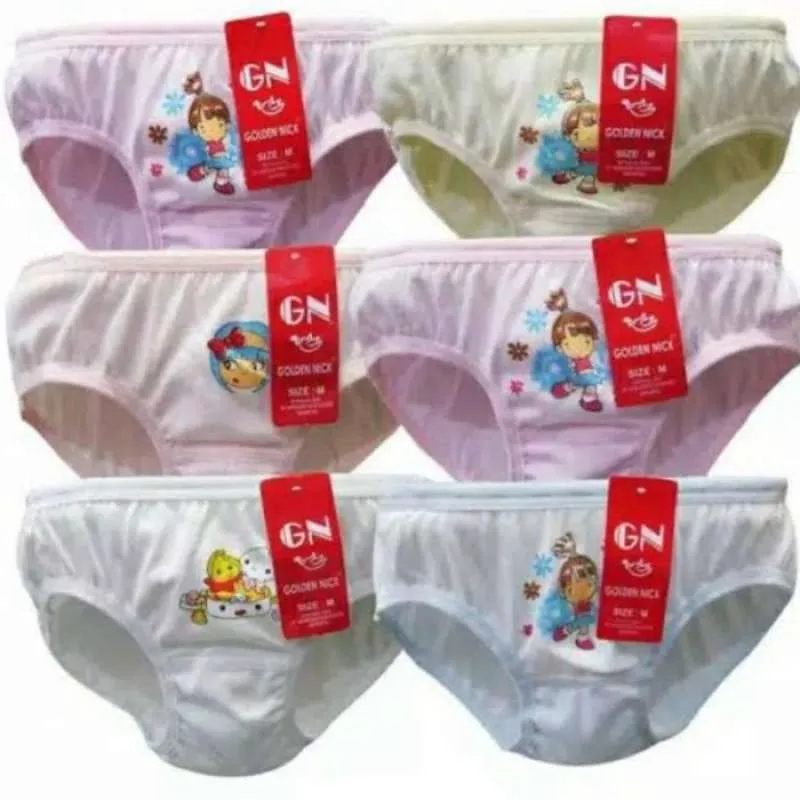 ( 6 Pcs ) CD ANAK CEWEK GOLDEN NICK 1188