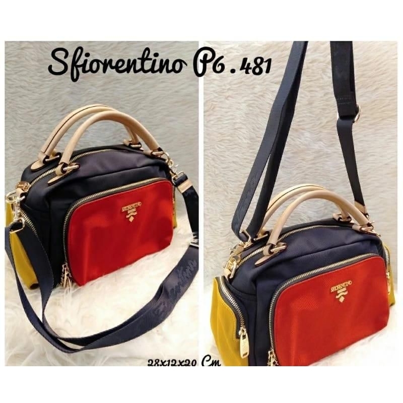 Original S. Fiorentino Tas Fashion Bahan Kanvas Untuk Wanita (P8.481)