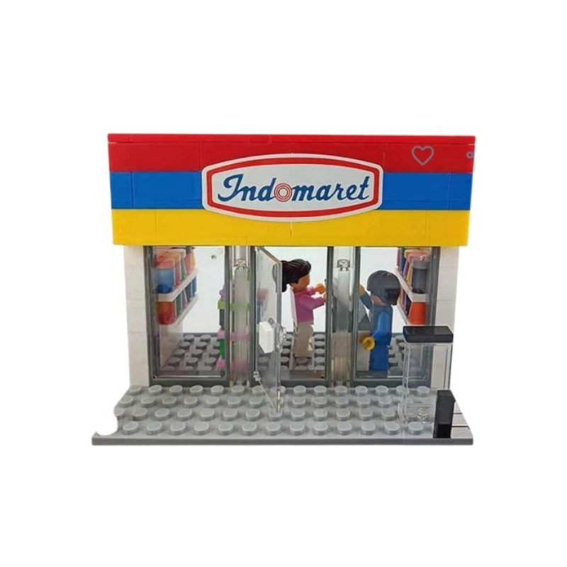 Wiki Brick Minimarket INDOMARET Mainan Anak
Anak
