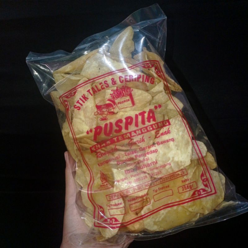 

Ceriping Talas Puspita 250 gram | Keripik Talas