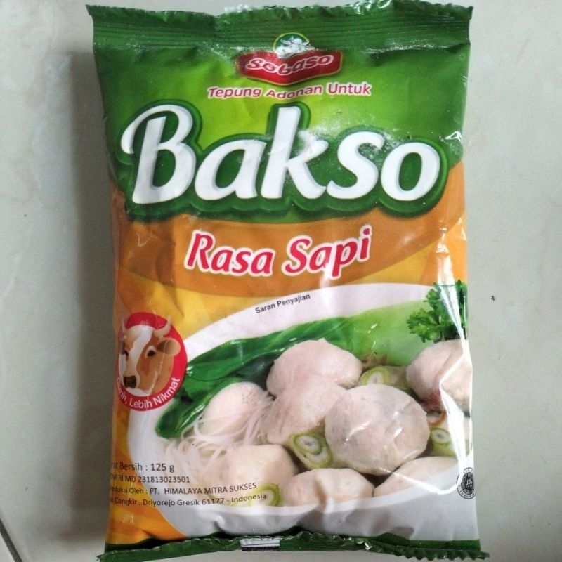 

Sobaso Tepung adonan Bakso rasa sapi 125gr