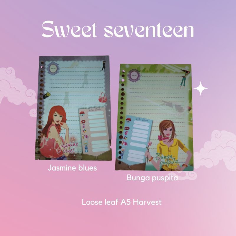 

LOOSE LEAF A5 HARVEST (Sweet Seventeen)