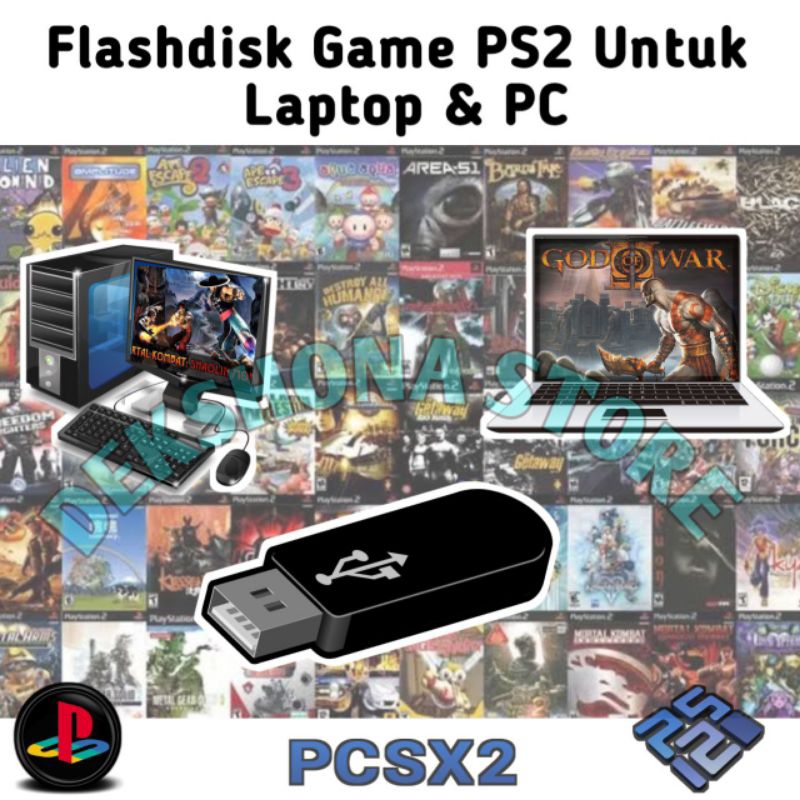 FLASH DISK GAME PS2 UNTUK PC LAPTOP