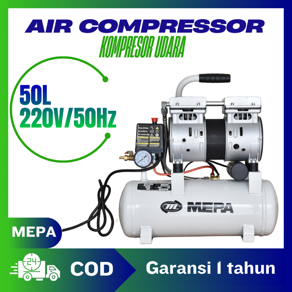 Kompresor Udara Angin Tanpa Oli Air Compressor Kompresor Angin Oiless Portable Alat Tekanan Udara Ko