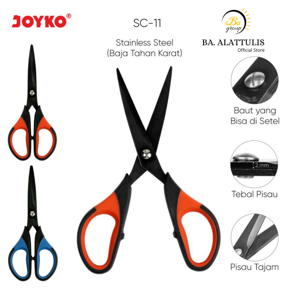 

Scissors / Gunting Joyko SC-11 - BA.ALATTULIS