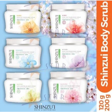 Shinzui Skin Lightening Body Scrub | Shinzu'i Skin Lightening Body Scrub | Lulur | Lulur badan | Ori
