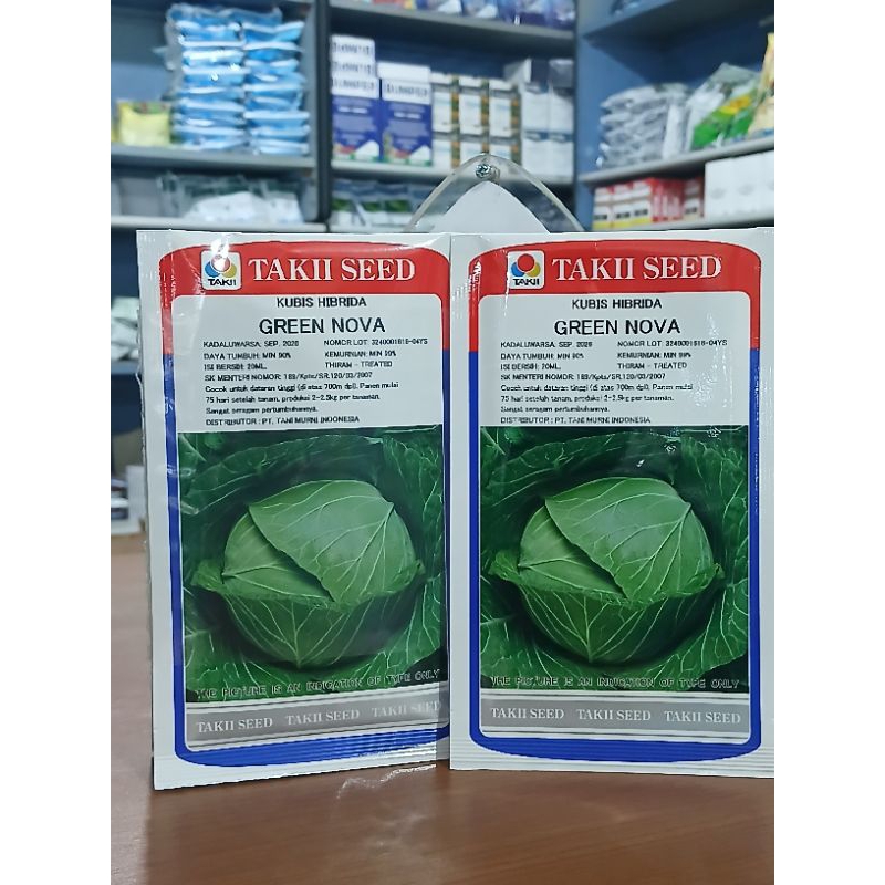 Bibit benih kol Kubis Green Nova 20 ML