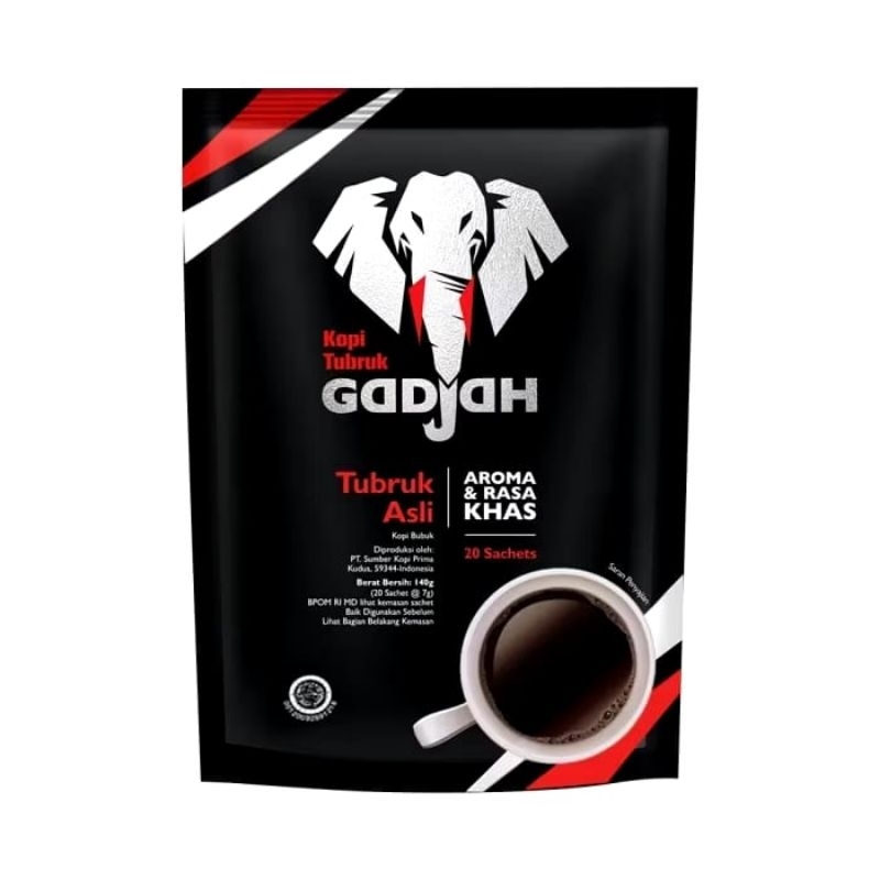 kopi tubruk sachet cap gajah free souvenir bali