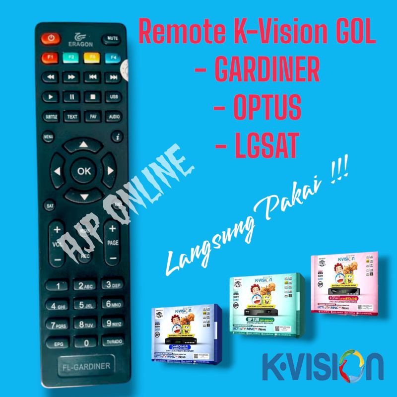 Remote Parabola K-Vision Optus Gardiner LGsat remot Gardiner Ottimo