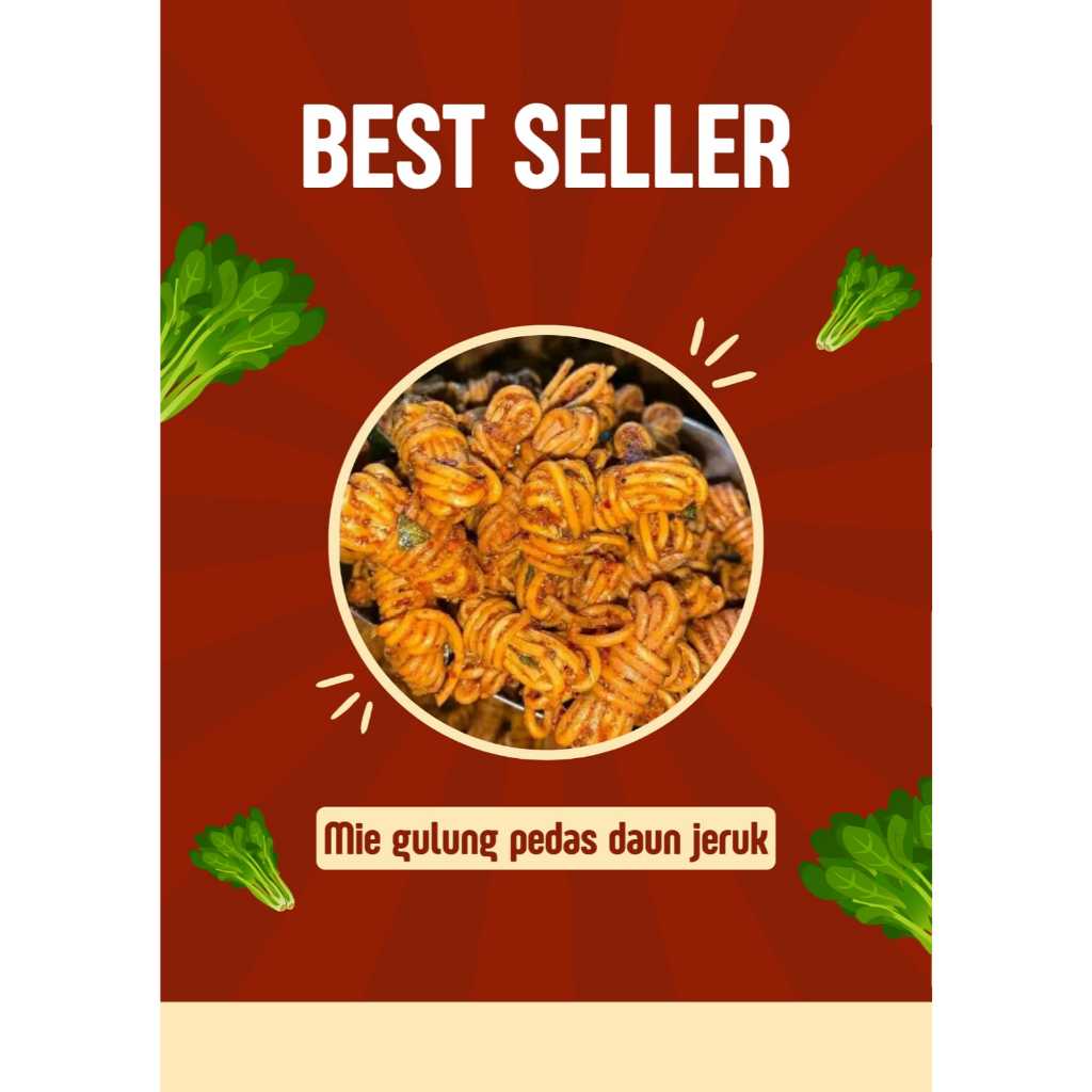 

Mie Gulung Pedas Daun Jeruk Bunda Nara 500 gram