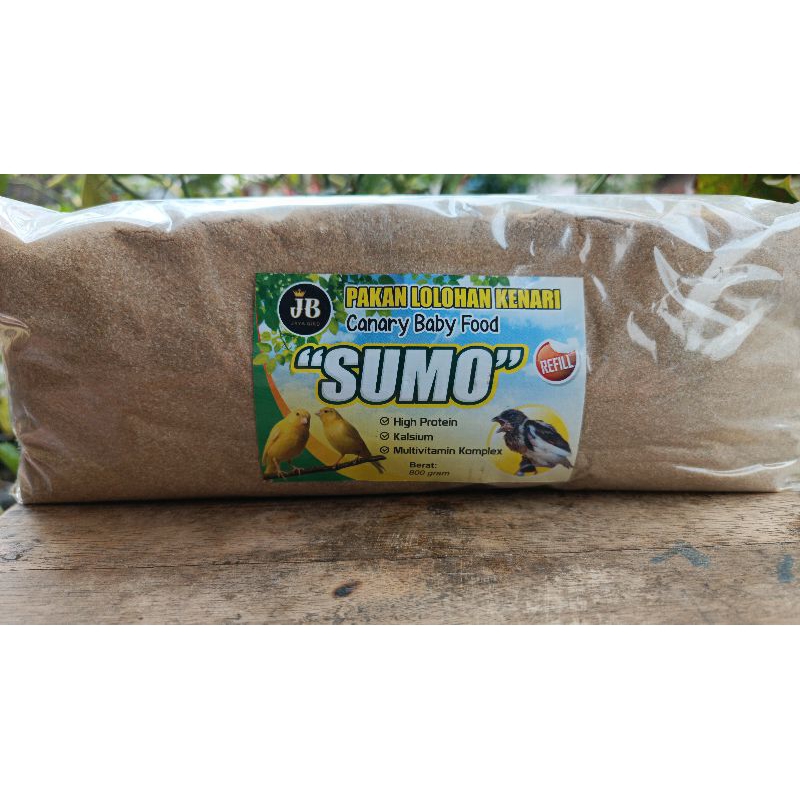 Mr.Kasacil - Pakan Lolohan Kenari Sumo Refill 800Gr Pakan Anakan Burung Kenari