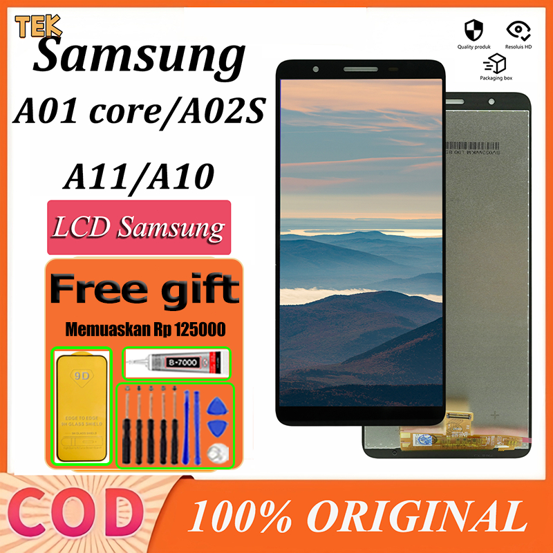 LCD Samsung  A01 core/A02S/ A11/A10  Fullset Original 100% Layar  TOUCHSCREEN FULL SET